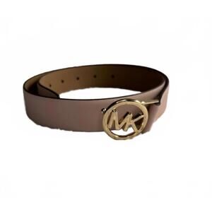 New Michael Michael Kors Pink Genuine Leather Women's Belt